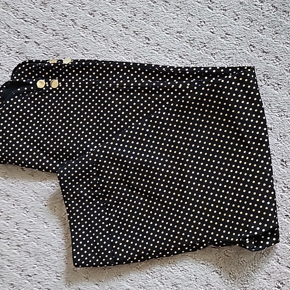ATTYRE GOLD POLKA-DOT GOLF PLANTS NEW sz 6 - Picture 2 of 3